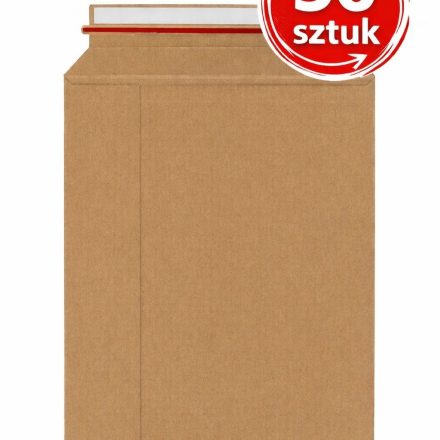 Enveloppe en carton 250x353mm B4 enveloppe dure en bronze pour l'expédition 50 Art.