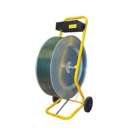 Chariot de distribution pour bandes de tension PP et PET manche 406 mm