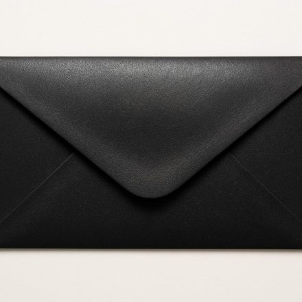 Enveloppes ornementales DL Perle noire 120g 50 pièces - enveloppes de luxe