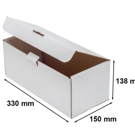 Boîte en carton F421 blanc 330x150x138 mm à l'emballage InPost B
