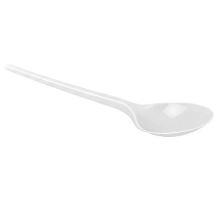 Spoons jetables en plastique blanc traiteur 168 mm 100 pcs