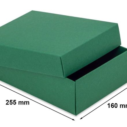 Boîte en carton de style cadeau décoratif 255x160x75 gReen L