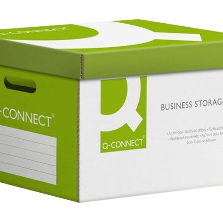 Boîte d'archivage sans acide Q-Connect 515x350x305 mm vert