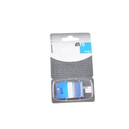 Rubans adhésifs transparents bleus 25x43 mm 50 pcs