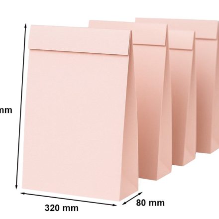 Enveloppe en carton étendue C3/A3 320x450x80mm rose 220g 10pc
