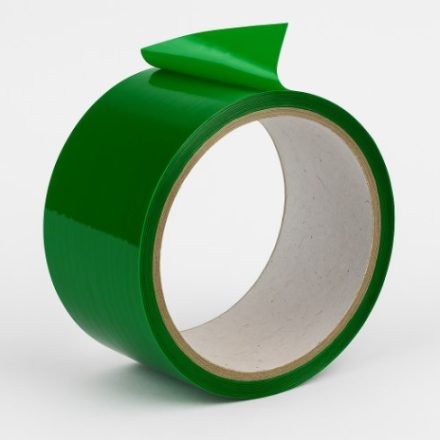 Bande d'emballage acrylique vert 48 mm x 45 m pour cartons et emballages