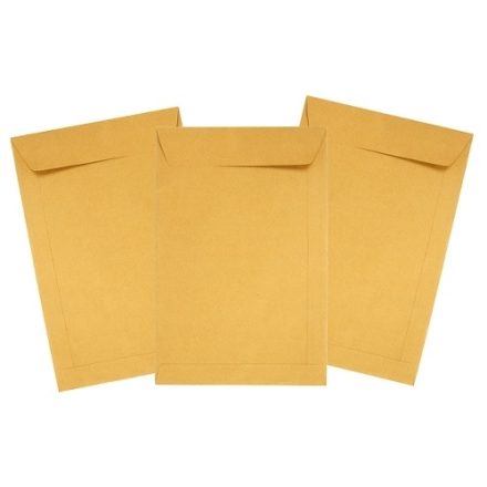 Enveloppes brunes C4 HK autocollant 229 x 324 mm 90 g 250 pcs