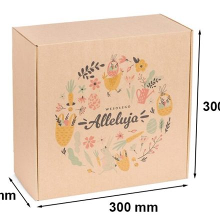 Meurtre en carton de Pâques Hallelujah 300x300x110mm