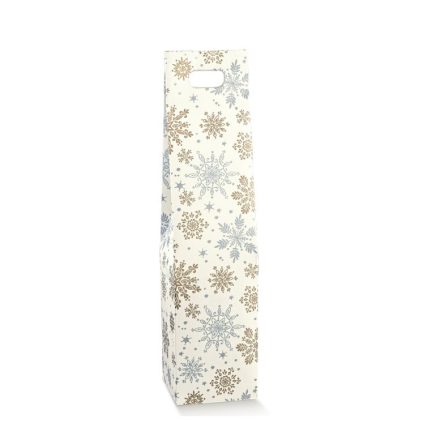 Sac cadeau de vin de Noël 95x95x400 mm K-477 SN