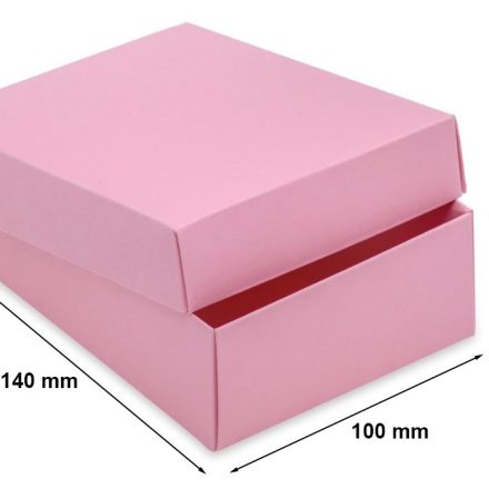 Boîte cadeau décorative en carton 140x100x47 mm poudre Roses S
