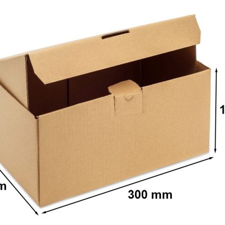 Carton 300x200x150 mm FEFCO 426 boîte de mode marron