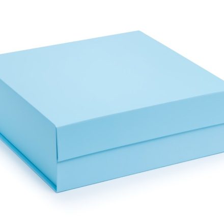 Boîte magnétique bleue 330x330x115mmBoîte cadeau A4