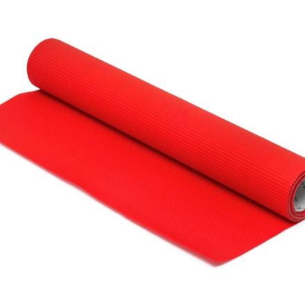 Papier ondulé rouge rouleau imperméable 50 cm x 10 m