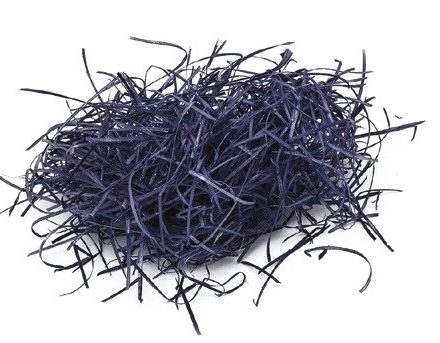 Cave décorative en laine de bois pourpre 500g pour paquets et cadeaux