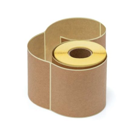 Étiquettes autocollantes EKO KRAFT marron 100x150 mm sur rouleau 250 pc