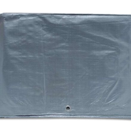 Couverture de protection PE 2x3 m argent 130 g/m2 forte étanchéité UV