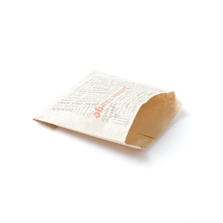 Sac en papier grand pour frites et burger 140x100mm 200pcs éco