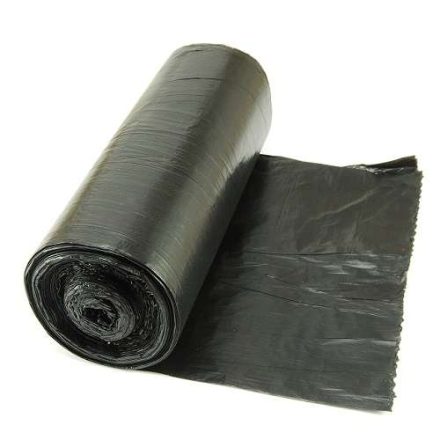 Sacs à ordures LDPE 120l noir durable 70x110 cm 25 pcs dans le rôle