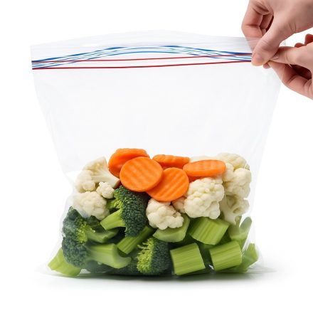 Sachets à fermeture zip LDPE avec double chaîne 180x200 mm 70 um 20 pc