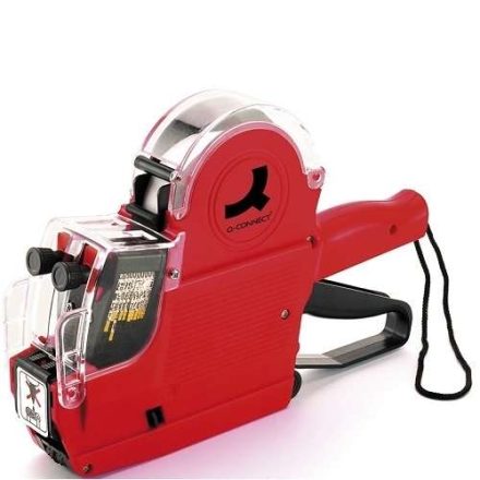 Q-Connect double-ligne prix metkownica 10 chiffres rouges 23x16 mm