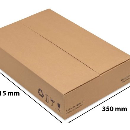 Boîte de réparation pour ordinateur portable 17 carton avec cartouche 515x350x100 mm