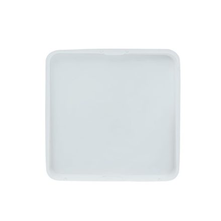 Bouchon en plastique pour tube carré 45x45 mm blanc - aveugle