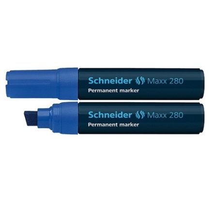 Marqueur permanent Schneider Maxx 280 biseautés 4-12 mm bleu