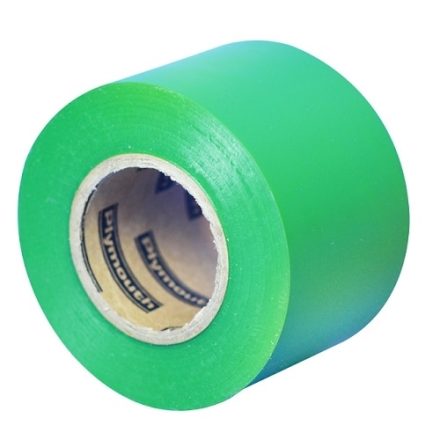 Bande isolante PCV vert 50 mm x 25 m pour câbles et câbles