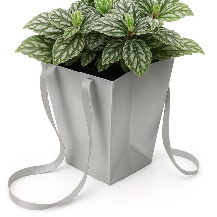 Sac en argent Prestige 125x125x180/165x165mm pour pots de fleurs
