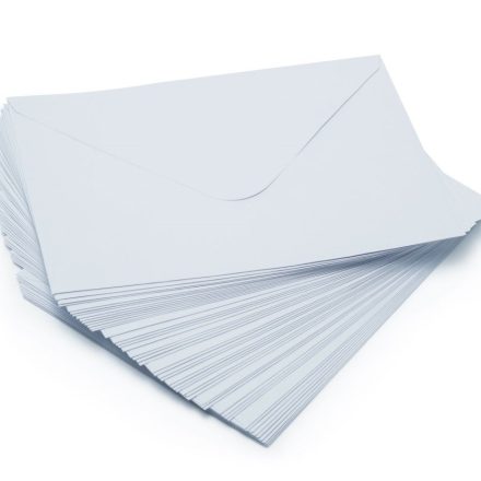 Enveloppes sans acide C5 Blanc Lin blanc 120 g/m2 50 Pièce humide
