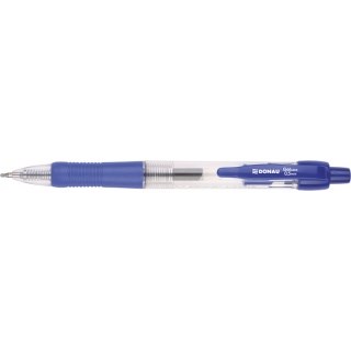 Stylo à gel automatique DONAU 0,5 mm, bleu étanche