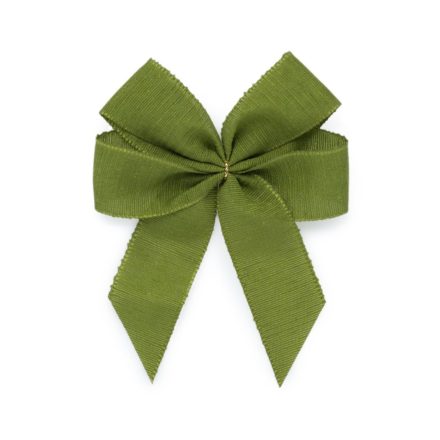 L'étrave décorative shantung 25 mm olive autocollante 10 pcs