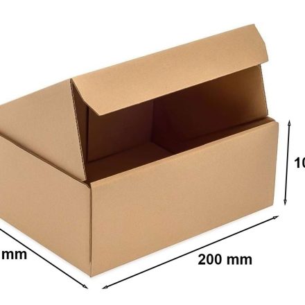 Boîte en carton brun 200x150x100mm FEFCO 426