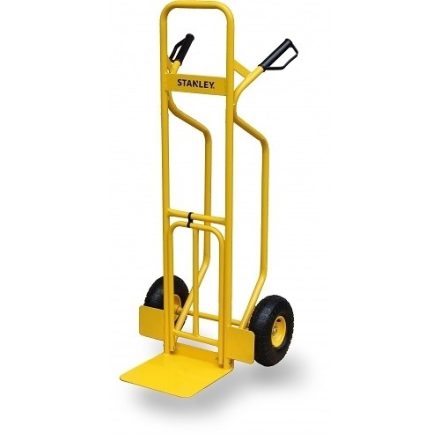 Chariot d'escalier Stanley en acier jaune avec pelle 308x240 mm au 250 kg