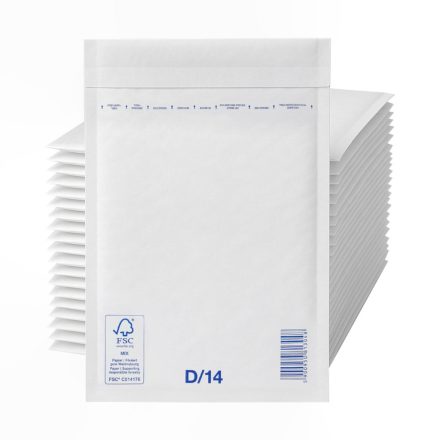 Enveloppes à bulles protectrices VP D14 blanc 200x275 mm carton 100 pc