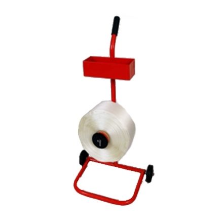 Chariot de débobinage à bandes en plastique 76 mm avec réservoir 05
