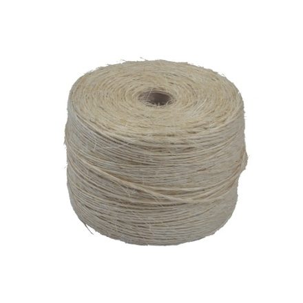 Cordon de sisal de jardin 2 mm 280 m marron naturel 1 kg