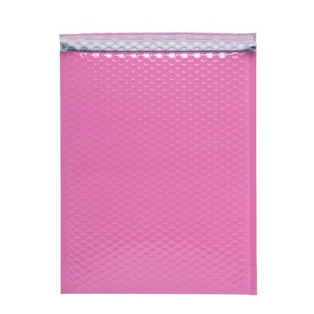 Enveloppes de bulles métalliques roses 220x265 mm 100 arts ornementaux