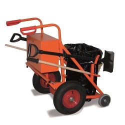 Chariot municipal en acier SW-780.100 pour le nettoyage, le levage 100 kg