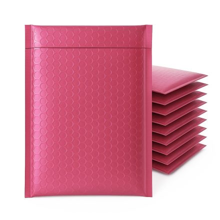 Enveloppes de bulles métalliques roses 180x250 mm - 100 pcs