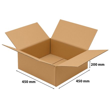Carton 5-boîte en carton de couche 450x450x200 mm BC580