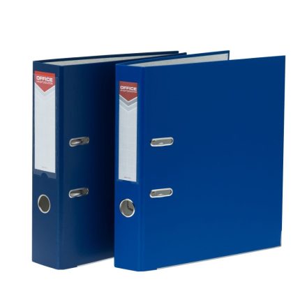 Ségrégateur de bureau A4 75 mm bleu marine pour les documents étiquetés