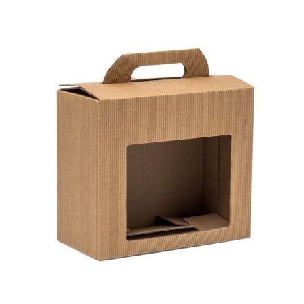 Boîtes en carton revêtues sur 2 pots 0,9l 195x95x165mm 10 pcs