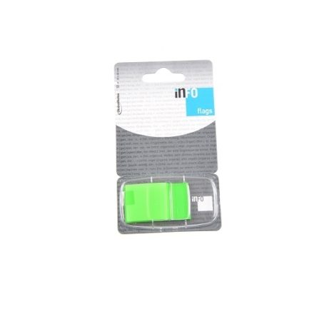 Les signets d'indexation verte 25x43mm 50pcs et mangeoire