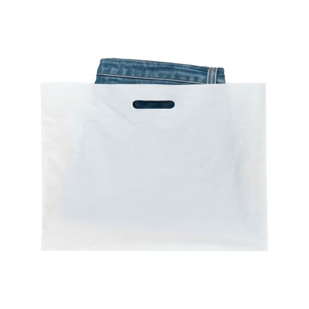 Sachet de fioul Marché blanc LDPE avec poignée 600x500 mm 60 um 100 pcs