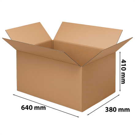 Emballages en carton de flap Post Gibarit C 640x380x410 mm vague B 420 g