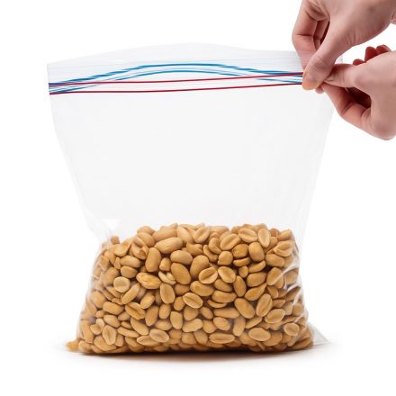 Sachets à fermeture zip robustes avec double corde 160x150 mm 70 um 20 pc