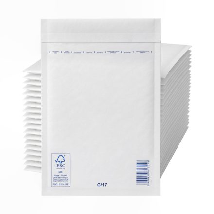 Enveloppes à bulles protectrices VP G17 blanc 250 x 350 mm carton 100 pc