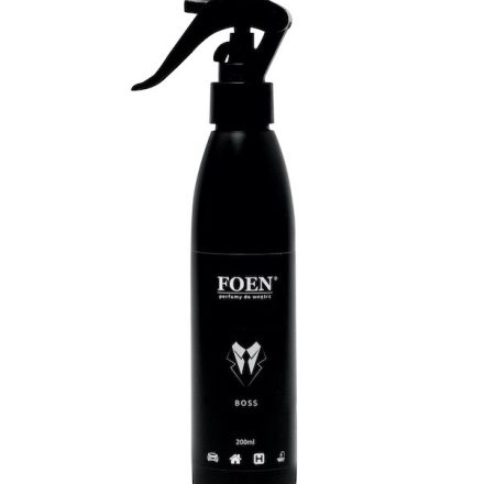 Parfum Foen Boss 200 ml, odeur masculine fraîche pour les emballages avec atomiseur