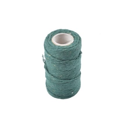 Cordon de coton vert 2 mm 70 m sur les bobines 100 g